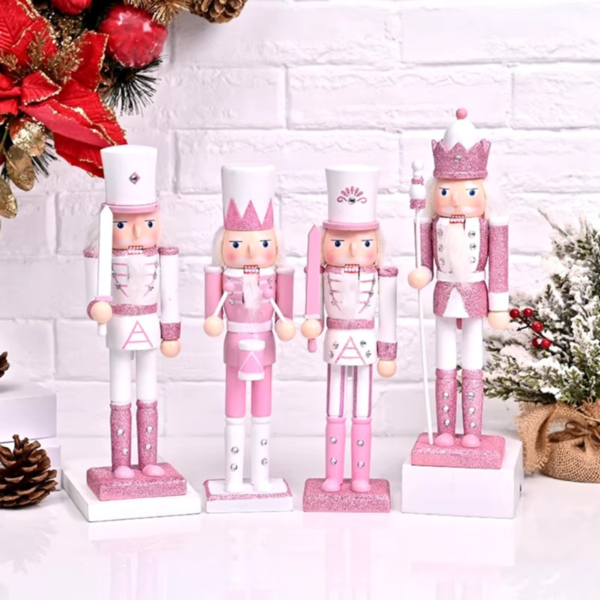 Cascanueces Rey Rosado 38cm - Imagen 2