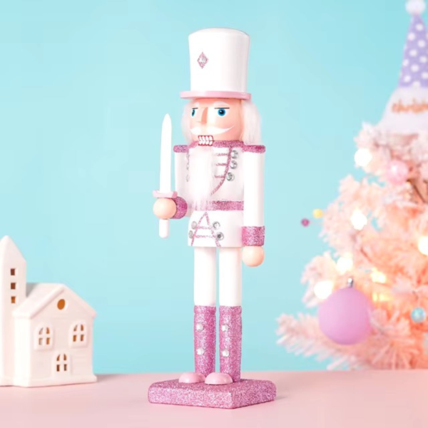 Soldado Cascanueces Rosado 38cm